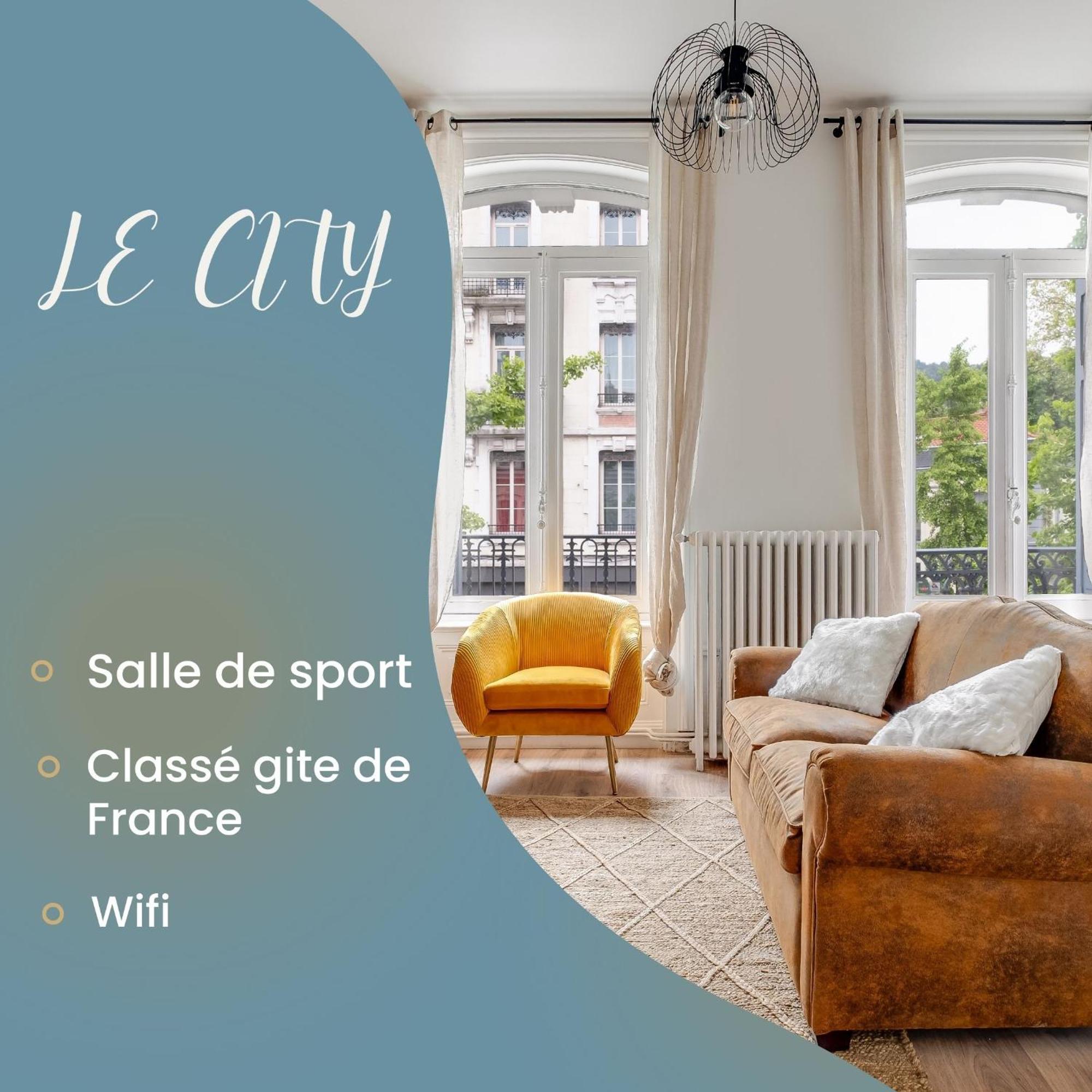 Grand Appartement «  City » Spacieux Et Moderne Saint-Etienne  Extérieur photo